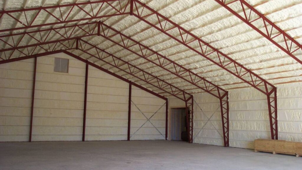 Metal Building Spray Foam Insulation